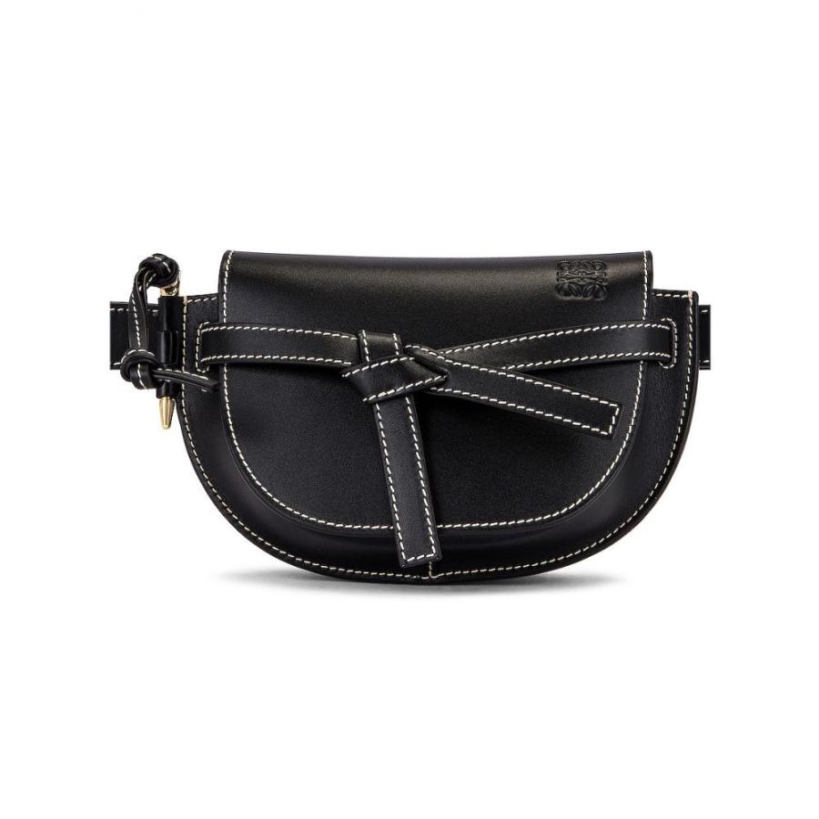 ロエベ Loewe レディース ボディバッグ ウエストポーチ バッグ Gate Bumbag Black Ypt Or Id