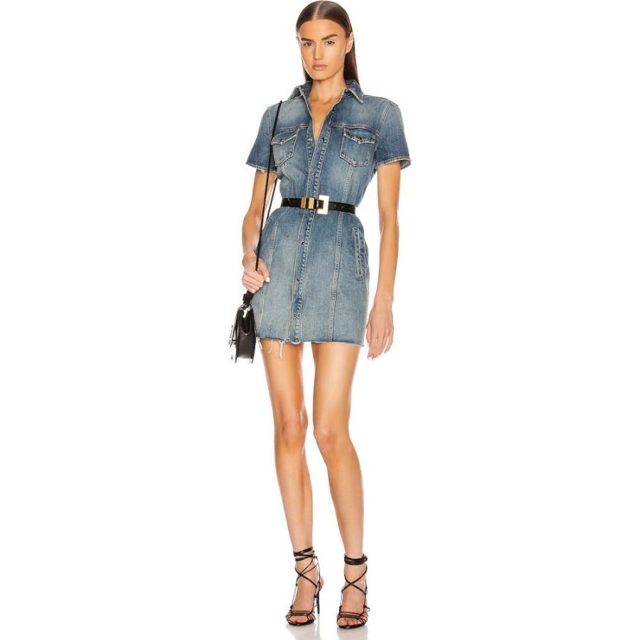 公式ストア イヴ サンローラン Saint Laurent レディース ワンピース デニム ミニ丈 ワンピース ドレス Denim Mini Dress Arizona Light Blue Sale 送料無料 Mercurytechnologies Mn Com
