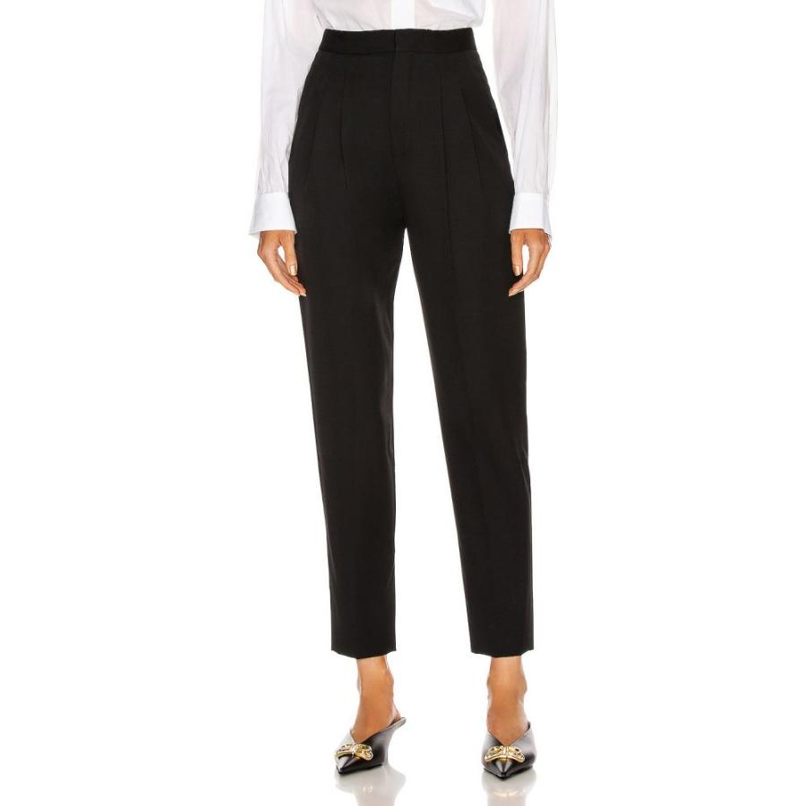 時間指定不可 イヴ サンローラン Saint Laurent レディース ボトムス パンツ Tailored Pant Nero お気にいる Assureapm Com