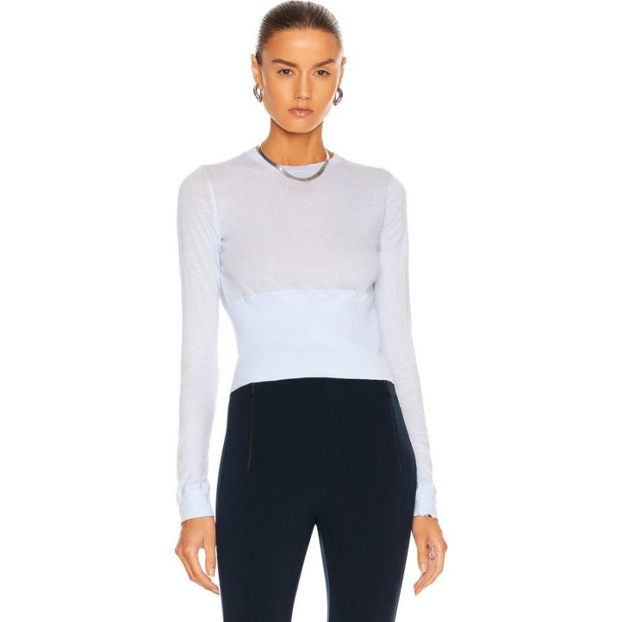 ワードローブ ニューヨーク ファッション Wardrobe Nyc レディース 長袖tシャツ トップス Long Sleeve Blue Hs Wnyfws54