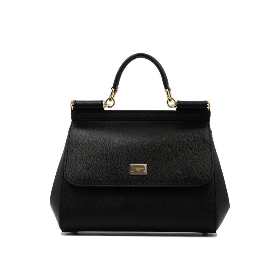 注目のブランド Dolce ドルチェ&ガッバーナ & Black Handbag "Sicily" バッグ ハンドバッグ レディース Gabbana ハンドバッグ