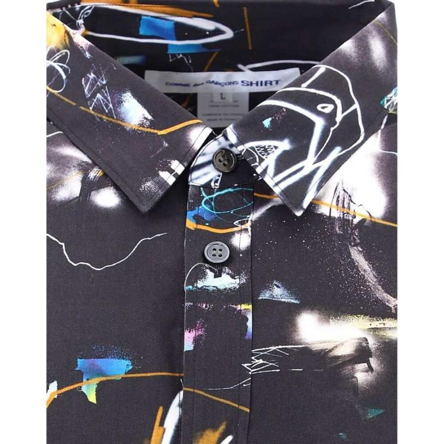 高い素材 コム デ ギャルソン Comme Des Garcons Shirt メンズ シャツ トップス Futura Shirt Black 海外輸入 Shuchitatechnologies Com