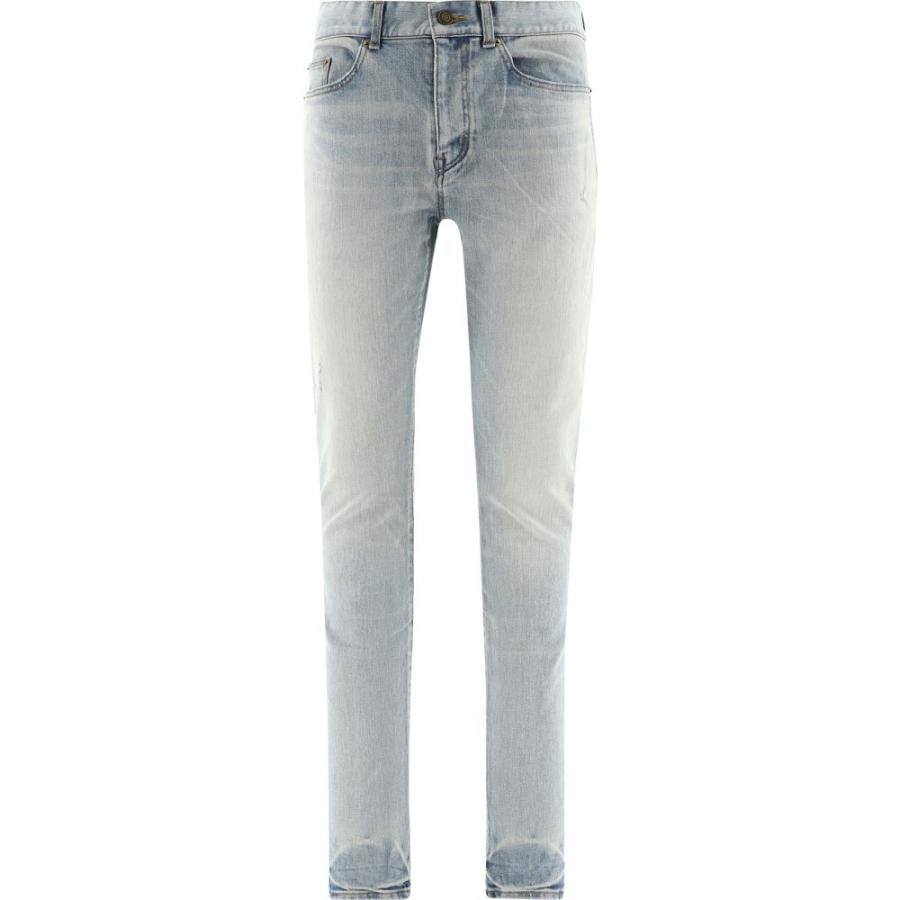 人気 イヴ Laurent Saint サンローラン Grey Pants Denim Out Washed ボトムス パンツ ウォッシュ加工 ジーンズ デニム メンズ Laurent Saint サンローラン イヴ メンズ ジーンズ デニム ボトムス パンツ Smssvg Org