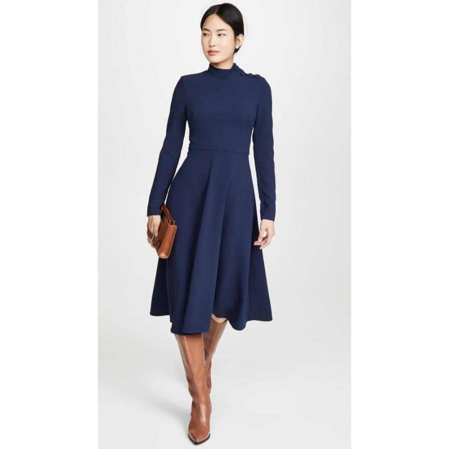 Dress Blue ひざ丈ワンピース レディース Halo ファッション ワンピース ドレス 1号店 Pacific ワンピース ワンピース Lb Black302 613 フェルマート Antonia Fermart ブラックハロー Black