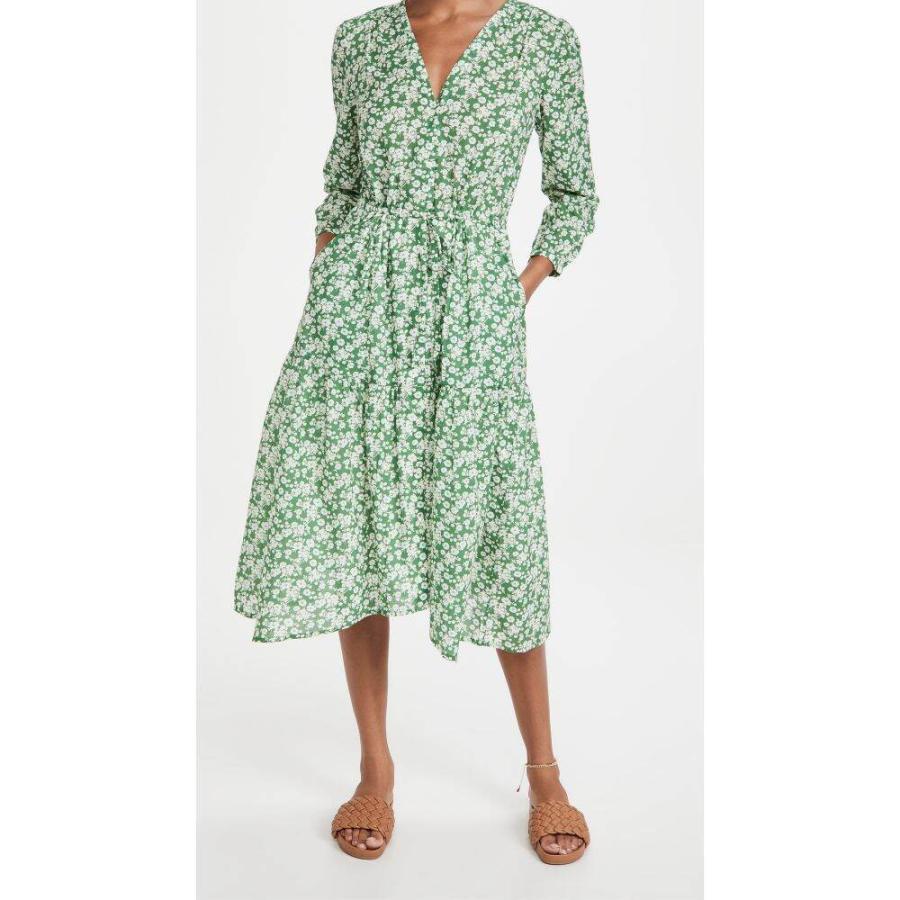 魅了 バーズ オブ パラディス Birds Of Paradis レディース ワンピース ワンピース ドレス Ainsley Dress Greenbriar Floral 最新コレックション Marve Hn