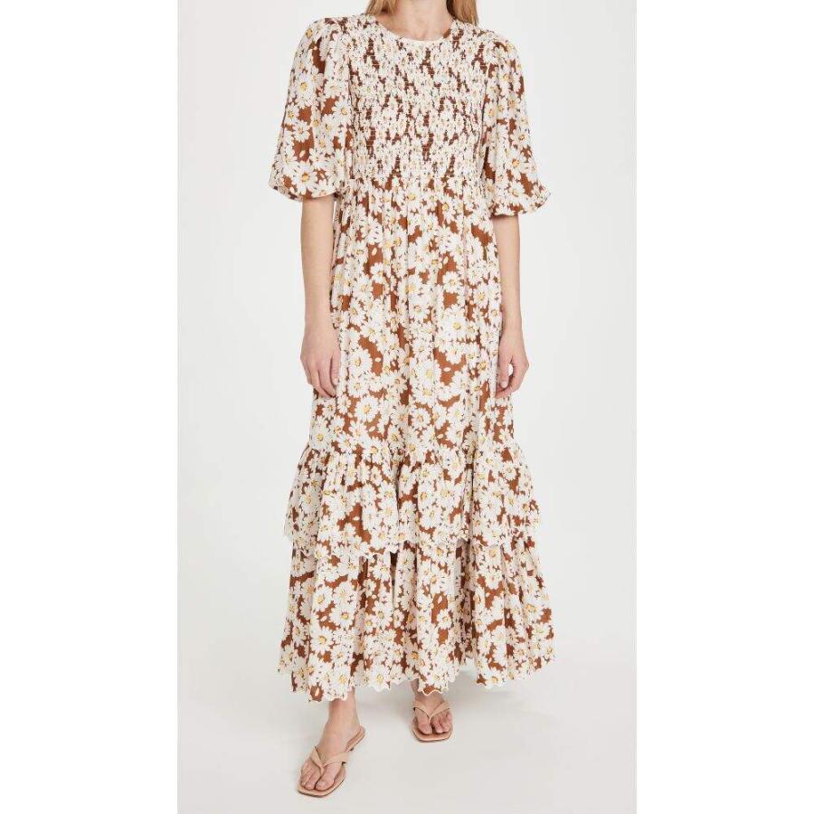 Seal限定商品 ティモ Bytimo レディース ワンピース マキシ丈 ワンピース ドレス Viscose Dobby Maxi Dress Brown Daisy 即日出荷 Www Doctor Plan Com