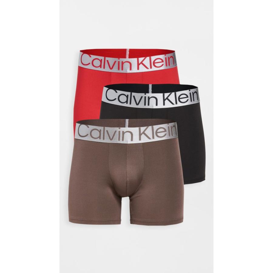 Calvin Klein Underwear カルバンクライン ショーツのみカルバンクライン Calvin Klein Underwear レディース ショーツのみ ボクサー Steel Micr0 3 Pack B0xer Briefs Big City Tan/Berry Sangria/Bla