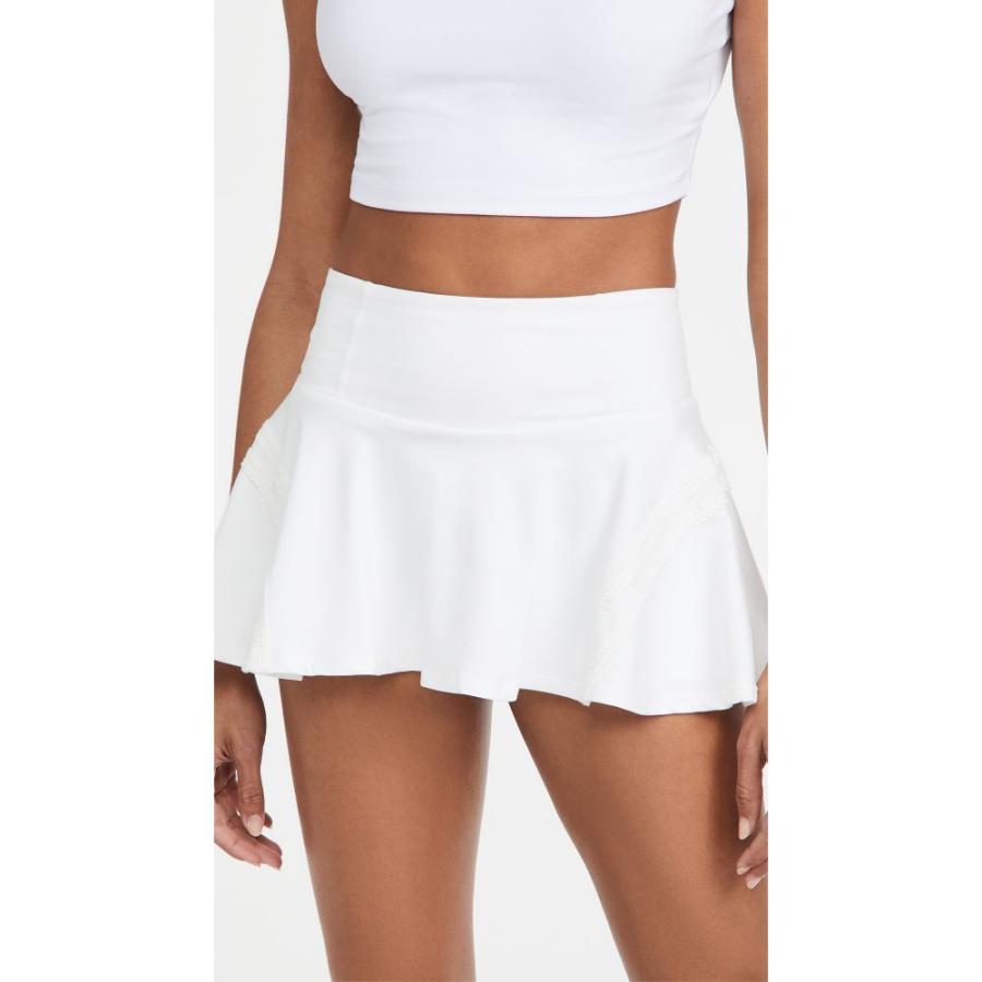 最先端 フリーピープル Fp Movement By Free People レディース ミニスカート スコート スカート Pleats And Thank You Skort White 高速配送 Zoetalentsolutions Com