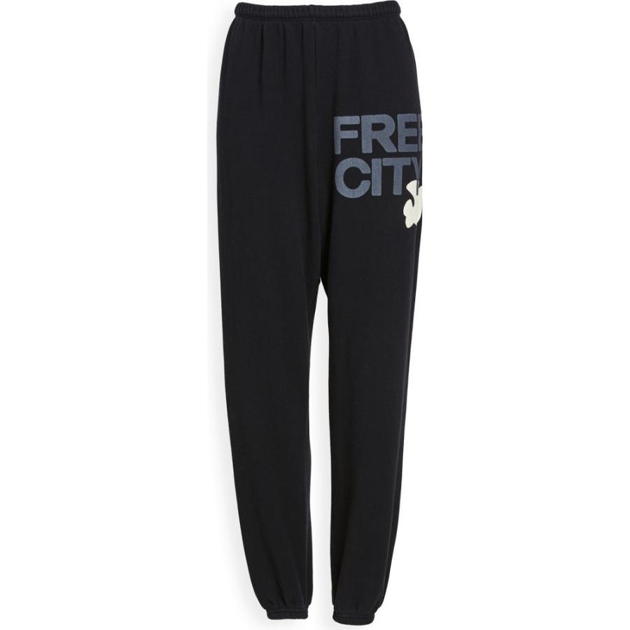 22特集 フリーシティ Freecity レディース スウェット ジャージ ボトムス パンツ Sweats Blackspace ジャージ スウェットパンツ サイズ L qhema Com