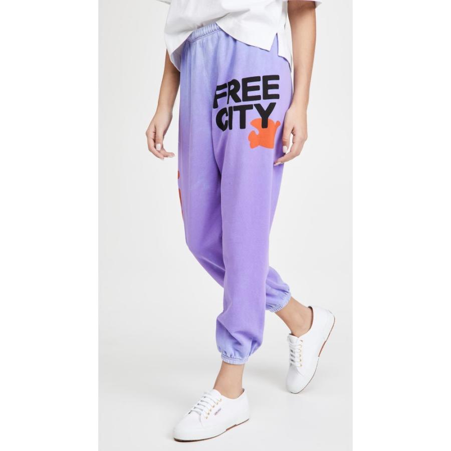 楽天カード分割 フリーシティ Freecity レディース スウェット ジャージ ボトムス パンツ Lets Go Free City Super Vintage Sweatpants Lavender Love Sunfade 保証書付 Www Thedailyspud Com