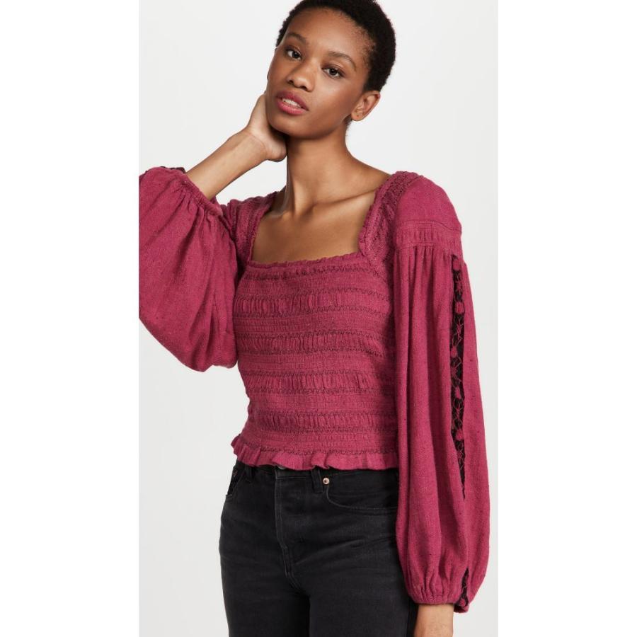 free people フリーピープル ブラウス・シャツ レディース フリーピープル free people レディース ブラウス・シャツ トップス  maggie embroidered top rose hypnotic