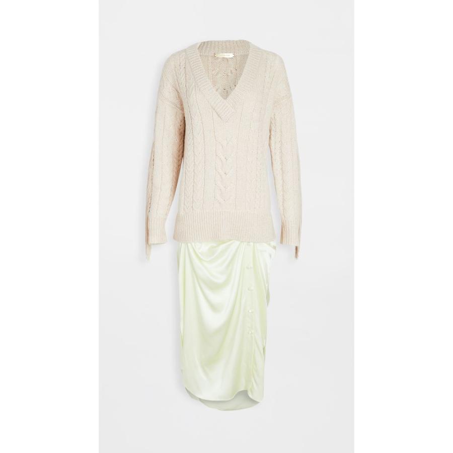 Sale 30 Off ヘレシー Hellessy レディース ワンピース ワンピース ドレス Hazelton Sweater Dress Blond Shimmer Pale Lime 大特価アウトレット Server1 Billbrain Tech