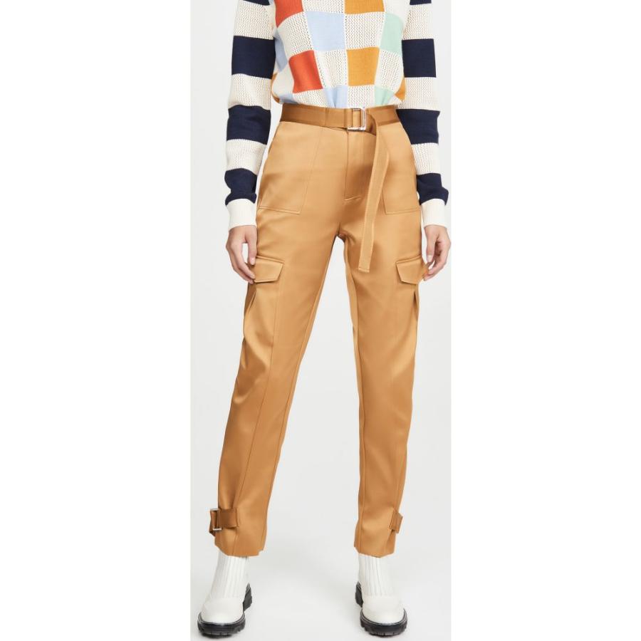 ホルスウィラー Holzweiler レディース ボトムス パンツ Skunk Polyester Trousers Camel Prettyfunnyballoons Com