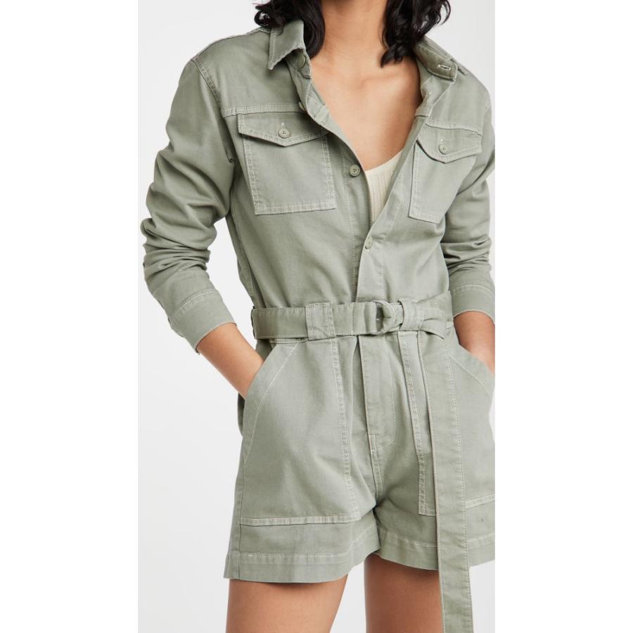 公式店舗 ジョナサン シンカイ Jonathan Simkhai Standard レディース オールインワン ワンピース ドレス Darcy Cotton Twill Cargo Romper Eucalyptus 正規店仕入れの Zoetalentsolutions Com