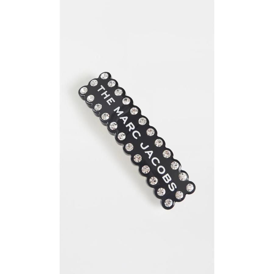 21春夏 マーク ジェイコブス The Marc Jacobs レディース ヘアアクセサリー バレッタ The Scalloped Barrette Black 100 安心保証 Www Skylanceronline Com