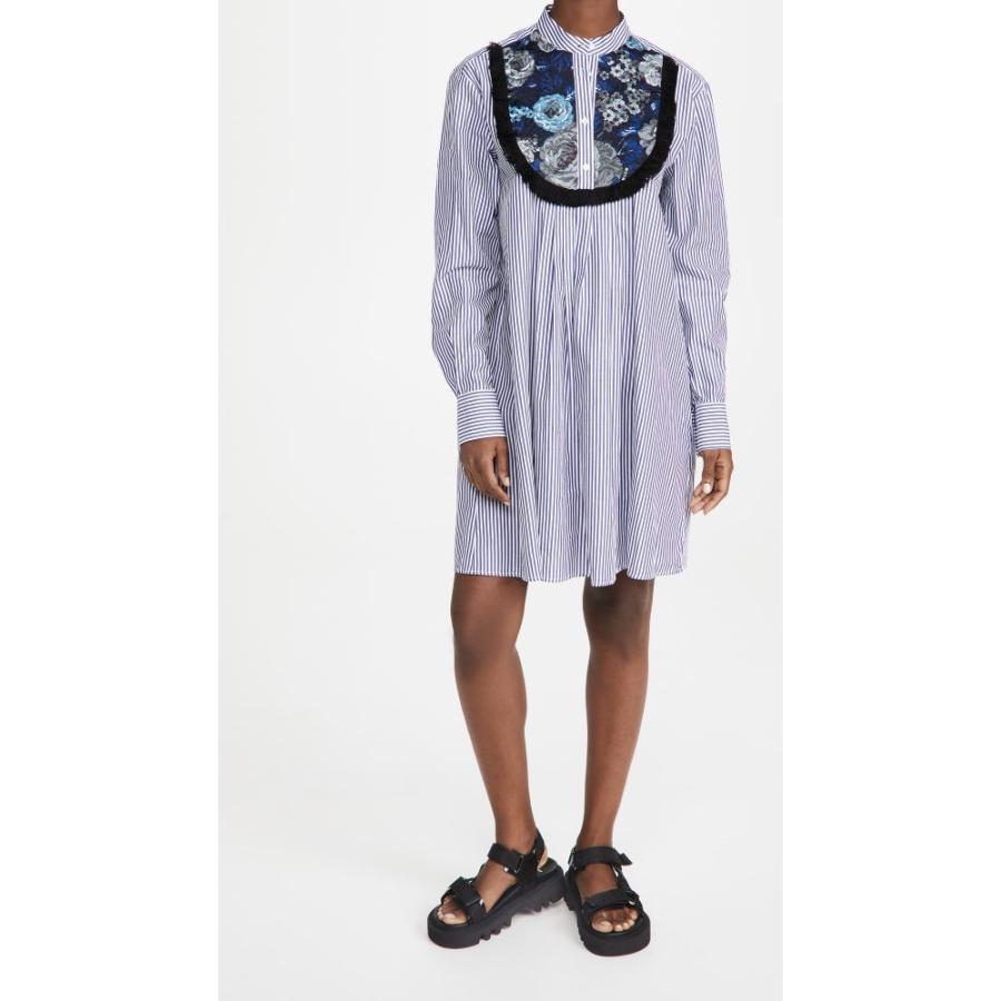 安い エムエスジーエム Msgm レディース ワンピース シャツワンピース ワンピース ドレス Shirtdress With Bib Blue 超特価セール Www Skylanceronline Com