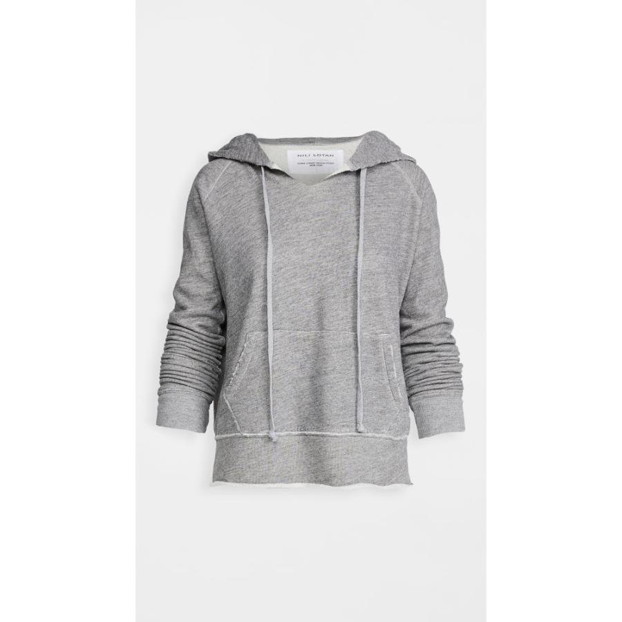 高品質の激安 Nili Lotan Grey Heather Sweatshirt Rayne トップス スウェット トレーナー レディース Lotan Nili ロータン ニリ レディース スウェット トレーナー ロータン ニリ トップス
