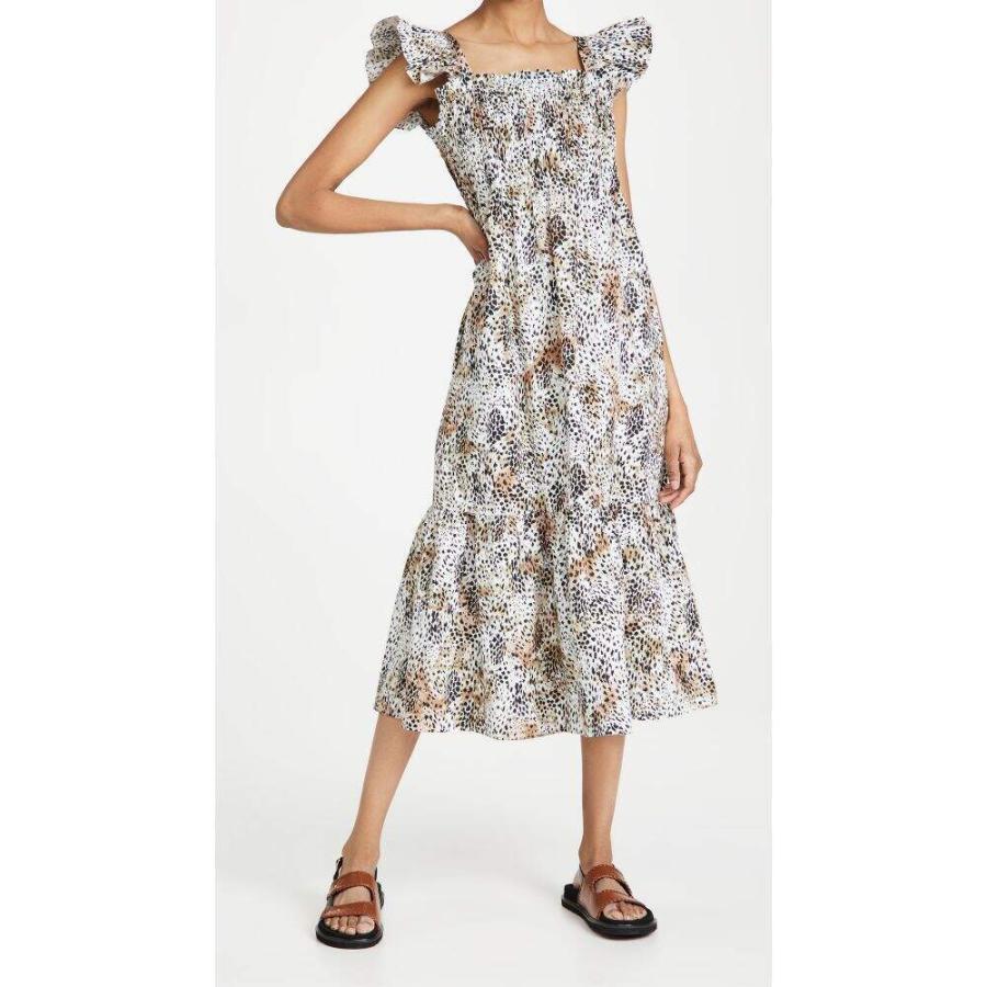 還元祭 シー Sea レディース ワンピース ワンピース ドレス Lana Smocked Short Sleeve Dress Multi アウトレット Www Yalaphone Com