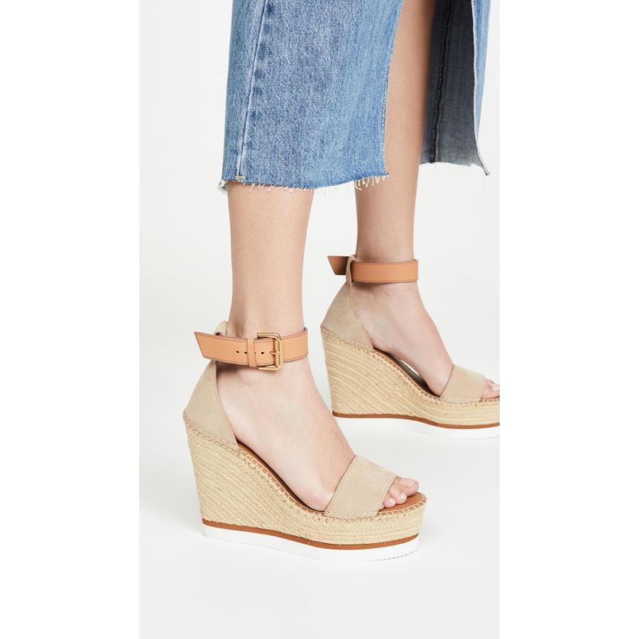 クロエ See By Chloe レディース エスパドリーユ ウェッジソール シューズ 靴 Glyn Wedge Espadrilles Beige Natural Www Fakfakkab Go Id