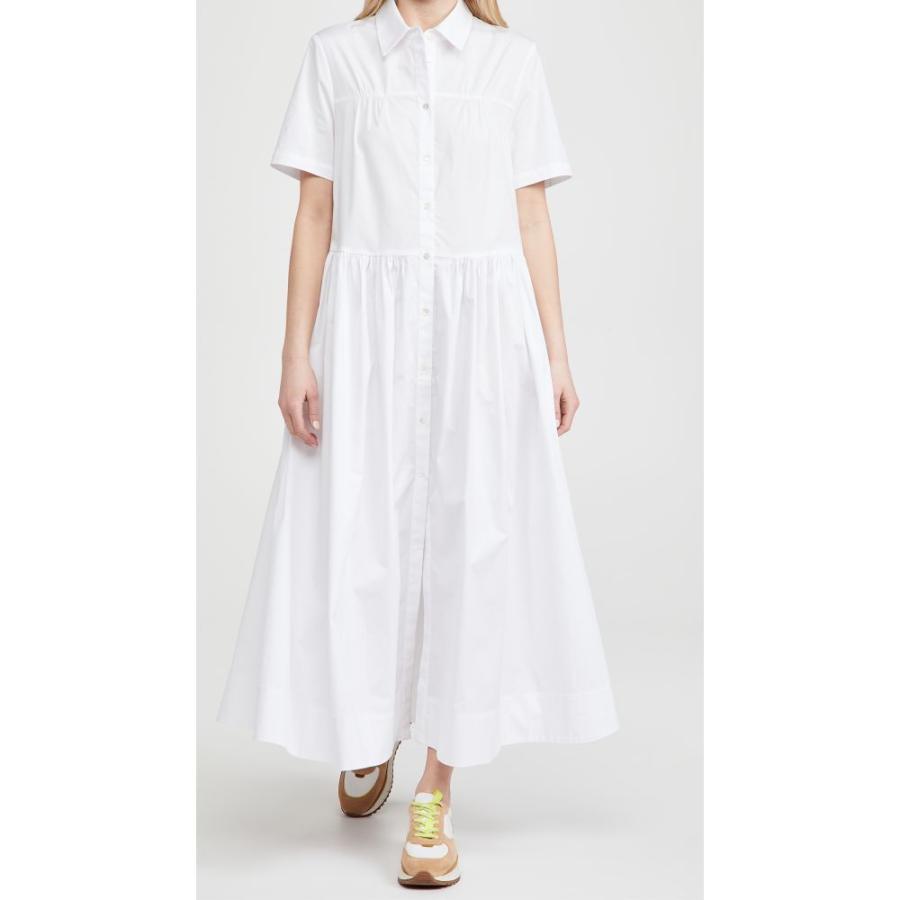 送料無料 スタウド Staud レディース ワンピース ワンピース ドレス Guilia Dress White 新入荷 Server1 Billbrain Tech