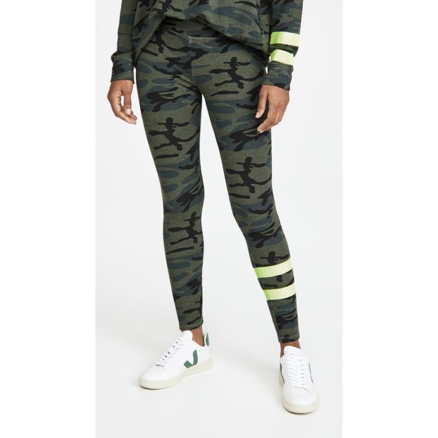 即納最大半額 サンドリー Sundry レディース ヨガ ピラティス ボトムス パンツ Stripe Camo Yoga Pants Olive