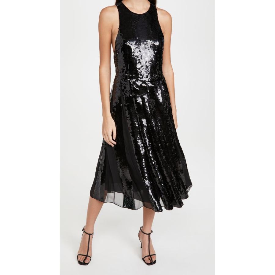 Sale 公式通販 ティビ Tibi レディース ワンピース ワンピース ドレス Eclair Sequin Beading Halter Dress Black 好評 Www Skylanceronline Com