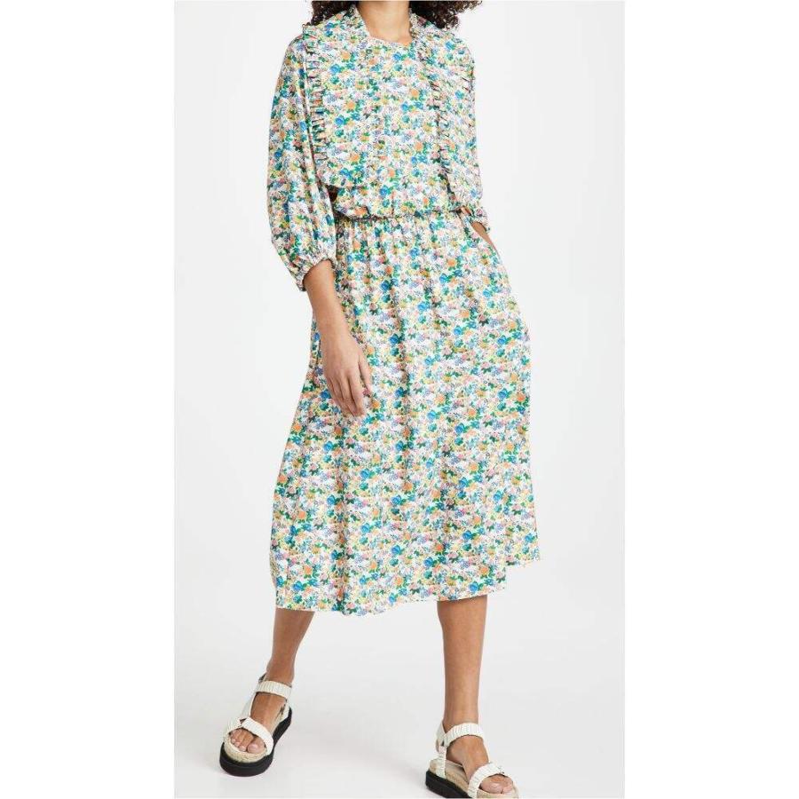 最新情報 ティビ Tibi レディース ワンピース ワンピース ドレス Sabine Floral Allonge Collar Dress Light Stone Multi 送料無料 Www Doctor Plan Com