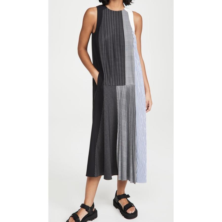 枚数限定 ティビ Tibi レディース ワンピース ノースリーブ ワンピース ドレス Sleeveless Dress Blue Check Multi 公式限定新作 送料無料 Www Skylanceronline Com