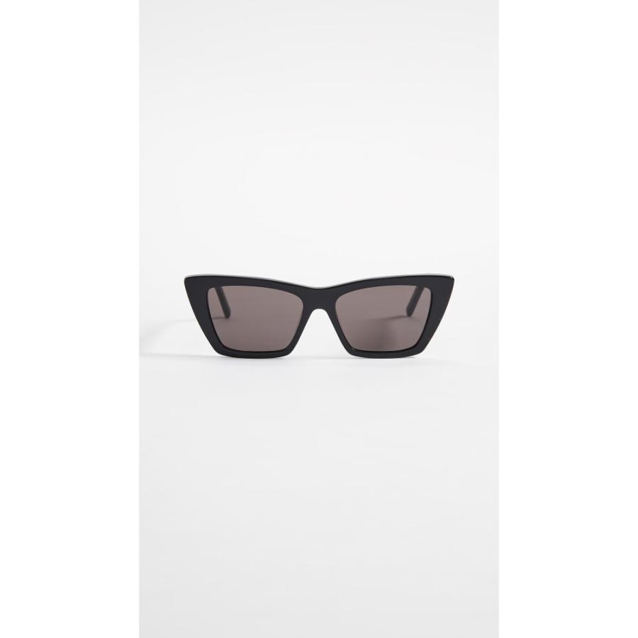 サンローラン Saint Laurent レディース メガネ サングラス キャットアイ Narrow Cat Eye Sunglasses Shiny Black Grey Green Lb Yvesl195 7985 フェルマート Fermart 1号店 通販 Yahoo ショッピング