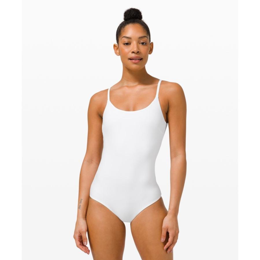 新発売の ルルレモン Lululemon レディース ワンピース 水着 ビーチウェア Waterside One Piece White 100 の保証 Atempletonphoto Com