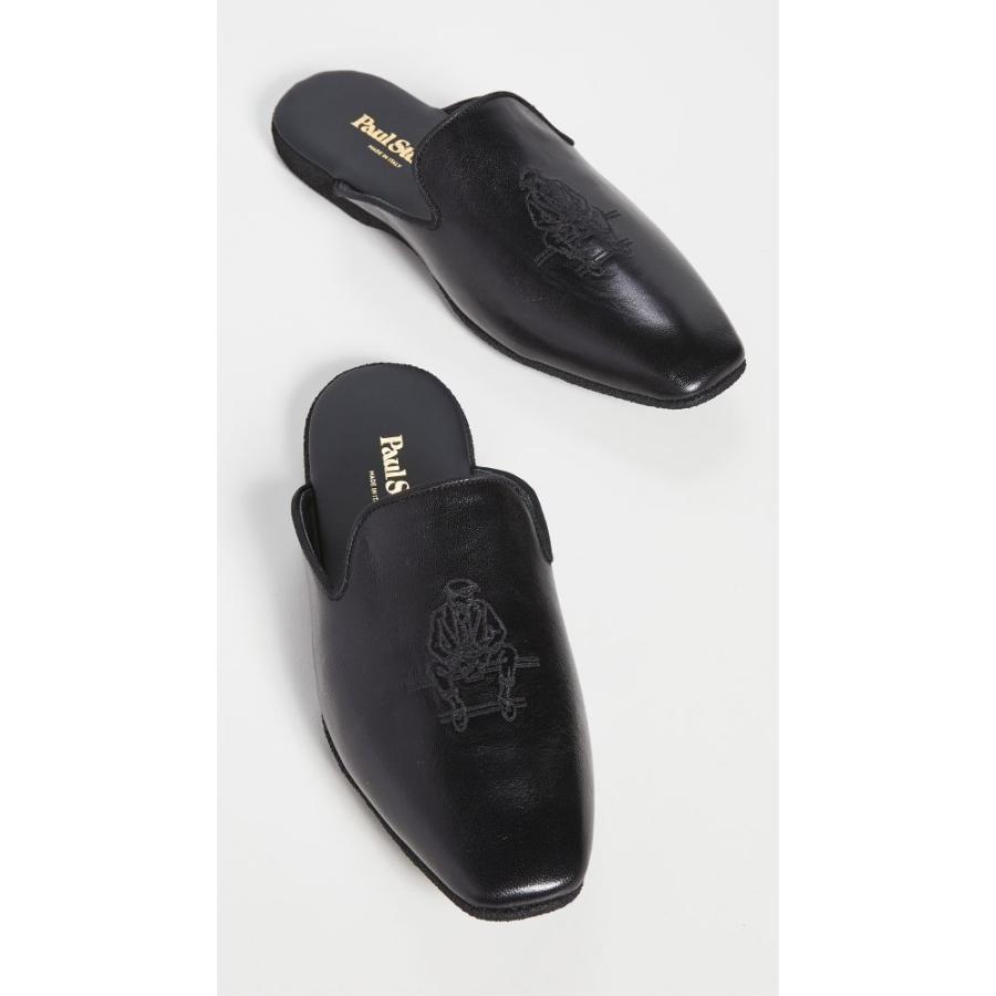 即納 最大半額 ポールスチュアート Paul Stuart メンズ スリッパ シューズ 靴 Hamilton Ii Slippers Black 高い素材 Iri Aiou Edu Pk