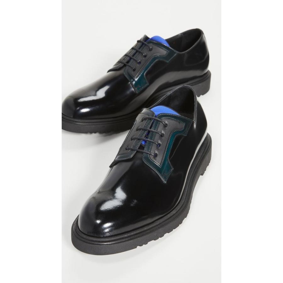 ポールスミス Paul Smith メンズ 革靴 ビジネスシューズ レースアップ シューズ 靴 Mac Lace Up Shoes Black Blue Tongue Olhodaguadocasado Al Gov Br