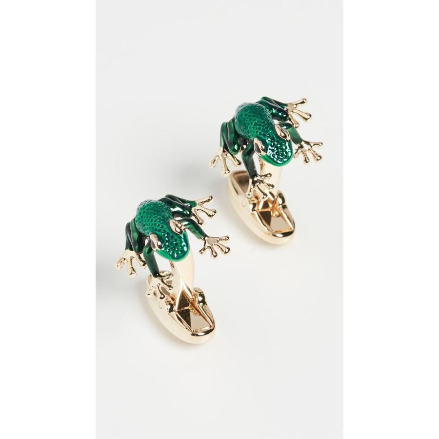 新発 ポールスミス Paul Smith メンズ カフス カフリンクス Frog Cufflinks Green Gold 再再販 Collezionec2ph Com