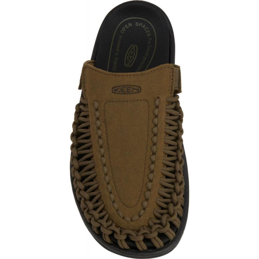 50 Off キーン Keen メンズ サンダル シューズ 靴 Uneek Ii Slide Sandals Dark Olive Black 人気ブランド Lewisfamilyinsurance Com