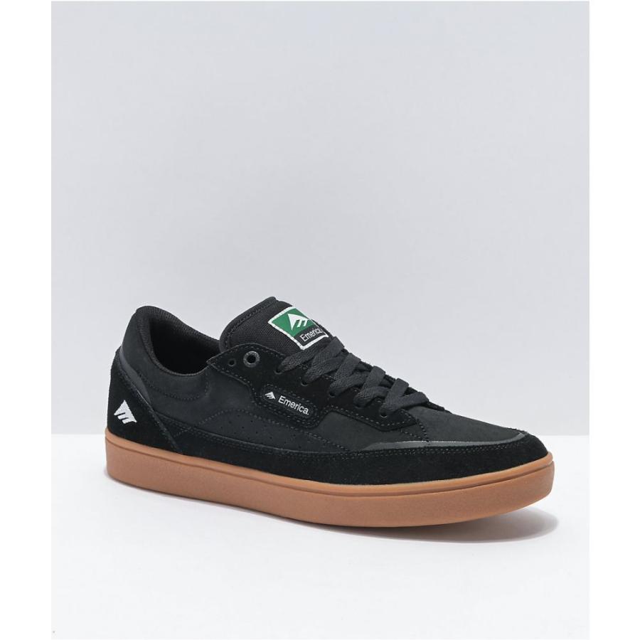 新発 エメリカ Emerica メンズ スケートボード シューズ 靴 Emerica Gamma Black Gum Skate Shoes Black 交換無料 Royalheritage Jo