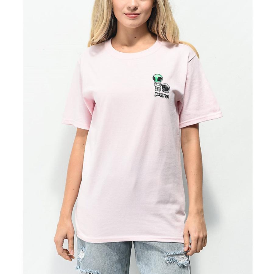 男の子向けプレゼント集結 Dream トップス Tシャツ レディース D R E A M ドリーム Ally Pink T Shirt Pink Care With Handle その他トップス サイズ M Michiganestateplanning Com