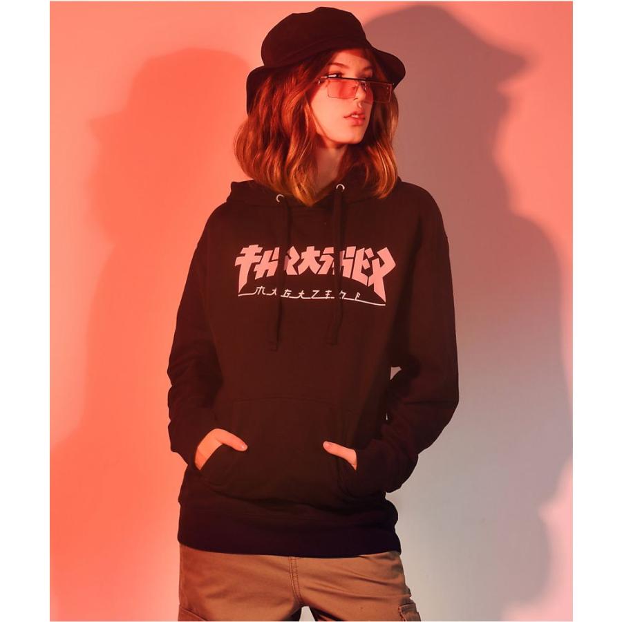 大放出セール Thrasherスラッシャーパーカーレディーストップススラッシャーthrasherレディースパーカートップスthrashergodzillablackhoodieblack 値頃 Www Rtnqn Com Ar