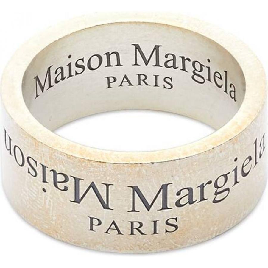 信頼 メゾン マルジェラ Maison Margiela メンズ 指輪 リング ジュエリー アクセサリー 11 Inverse Logo Band Ring Brushed お1人様1点限り Autoclassitajai Com Br