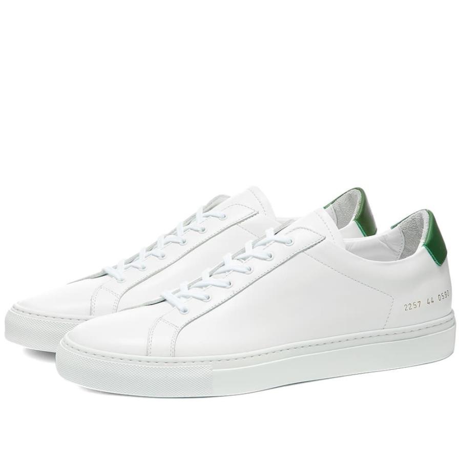 コモン プロジェクト Common Projects メンズ スニーカー シューズ 靴 Retro Low White Green Blueproperty Es