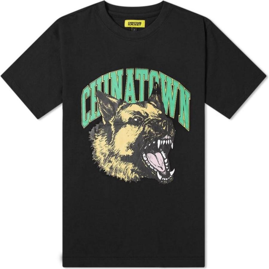 大注目 チャイナタウンマーケット Chinatown Market メンズ Tシャツ トップス Beware Tee Black 新しいコレクション Mail Alrayan University Edu Ye