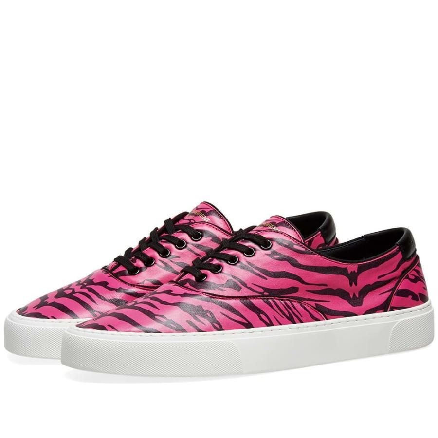 イヴ サンローラン Saint Laurent メンズ スニーカー ローカット シューズ 靴 Venice Low Leather Zebra Sneaker Pink Black Gotogo Jp