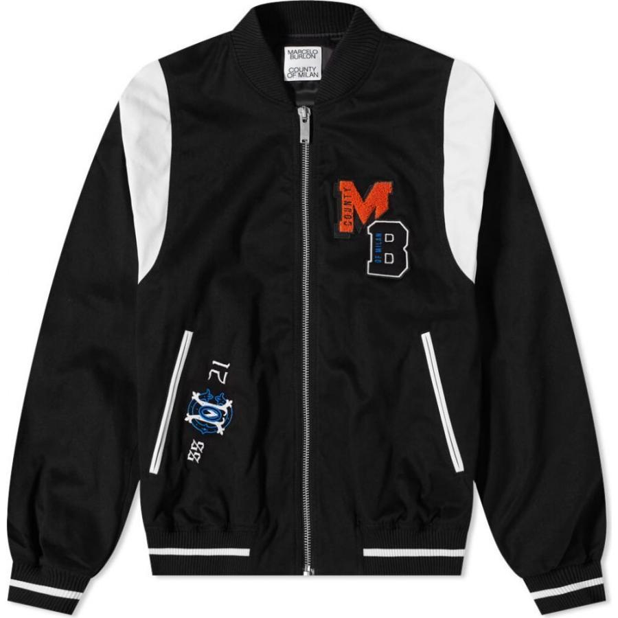 数量限定 マルセロバーロン Marcelo Burlon メンズ ブルゾン アウター College Twill Varsity Jacket Black Sc Ff065db3e1 フェルマート Fermart 1号店 通販 Yahoo ショッピング 今月限定 特別大特価 Teslaimagem Com Br