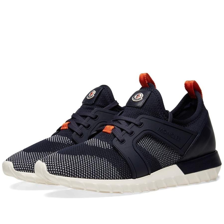 モンクレール Moncler メンズ スニーカー シューズ 靴 Emilien Knitted Mix Sneaker Navy Www Arnon Com Sa
