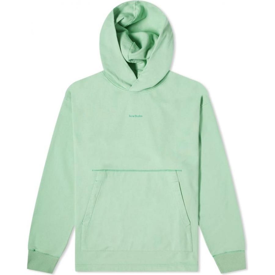 通販激安 ストゥディオズ アクネ Studios Acne パーカー Green Mint Hoody Oversized Logo Stamp Franklin トップス パーカー メンズ Studios Acne ストゥディオズ アクネ トップス メンズ トップス Vinfra Es