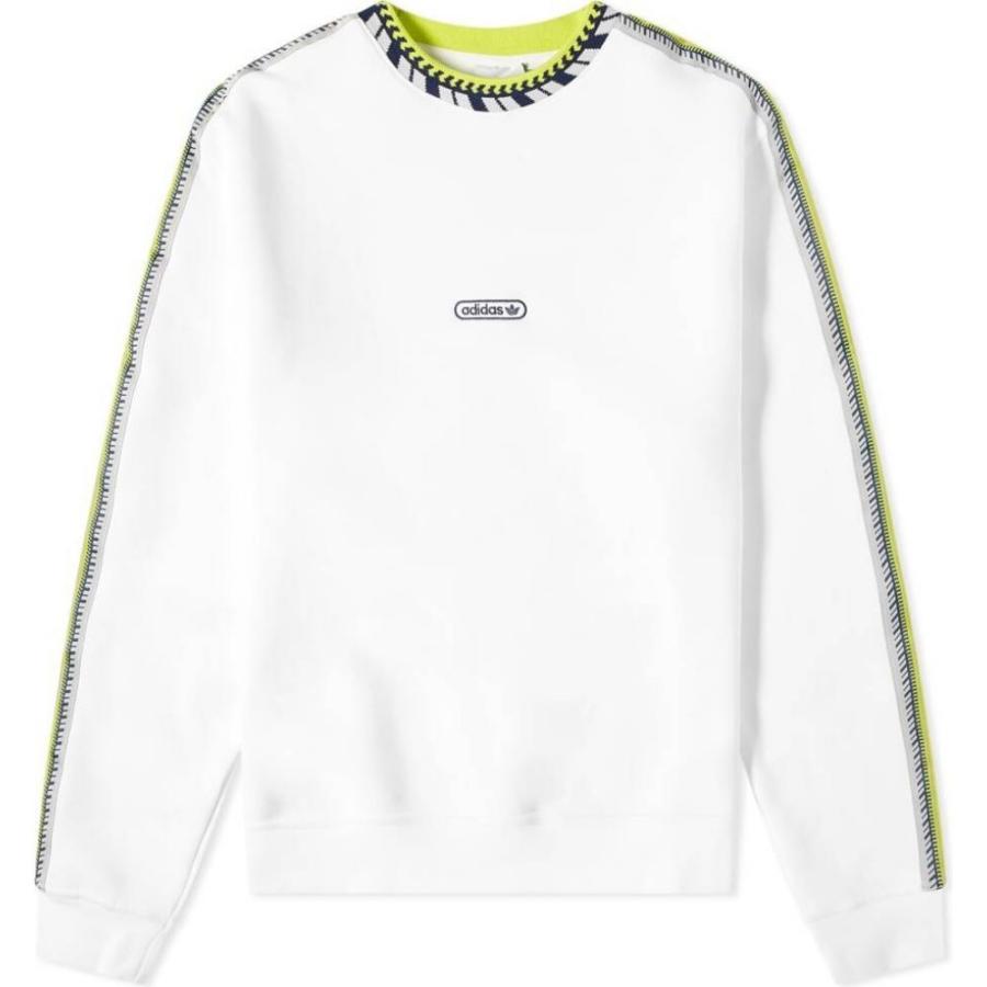 安いオンライン ショップ アディダス Adidas メンズ スウェット トレーナー トップス Rib Detail Crew Sweat White クリアランス最激安 Superavila Com
