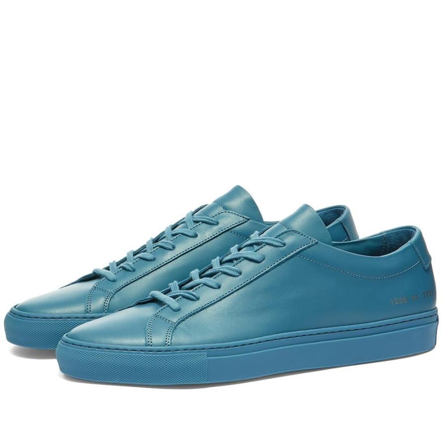 コモン プロジェクト Common Projects メンズ スニーカー シューズ 靴 Original Achilles Low Blue Revoke Teslathemes Com
