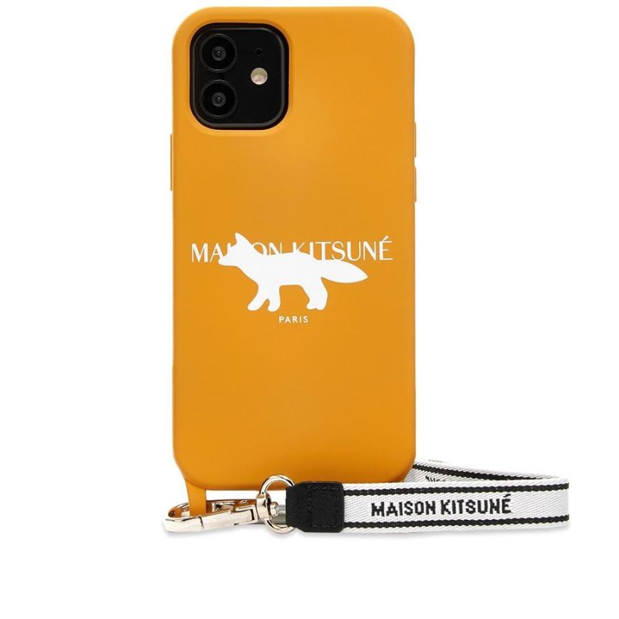 メゾン キツネ Maison Kitsune メンズ Iphoneケース Stamp Logo Iphone 12 Case With Strap Camel Sc Ff1ab フェルマート Fermart 1号店 通販 Yahoo ショッピング