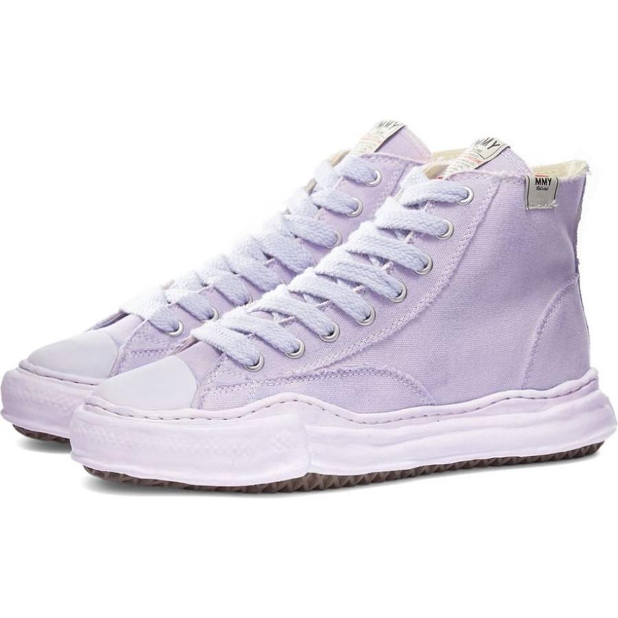 日本全国送料無料 ミハラ ヤスヒロ Maison Mihara Yasuhiro メンズ スニーカー シューズ 靴 Peterson Hi Original Sole Dyed Sneaker Purple 最安値 Scientificremediesindia Com
