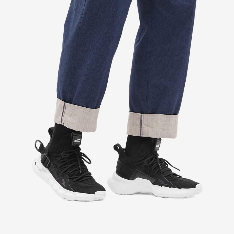 ニール バレット Neil Barrett メンズ スニーカー シューズ 靴 X Li Ning Buckle Strap Mesh Sneaker Black White Sc Ffe09 フェルマート Fermart 1号店 通販 Yahoo ショッピング