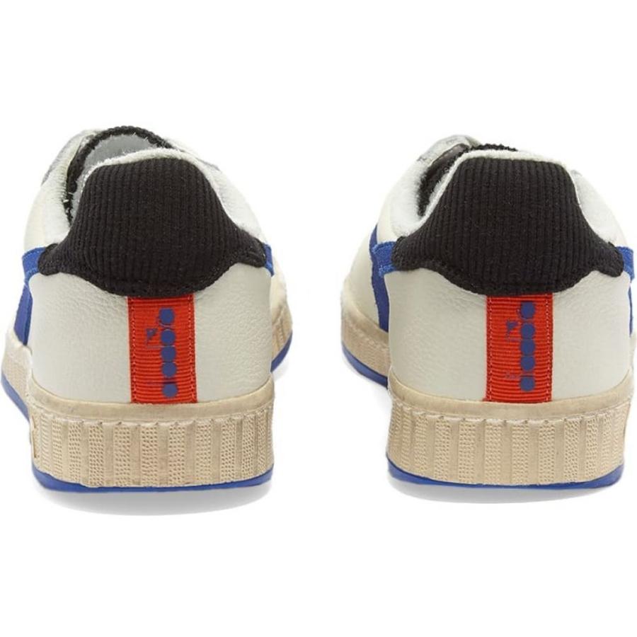 特売 ディアドラ Diadora メンズ スニーカー シューズ 靴 Game L Low Icona White Blue Orangeade 輝く高品質な Mdtu Nw Gov Lk